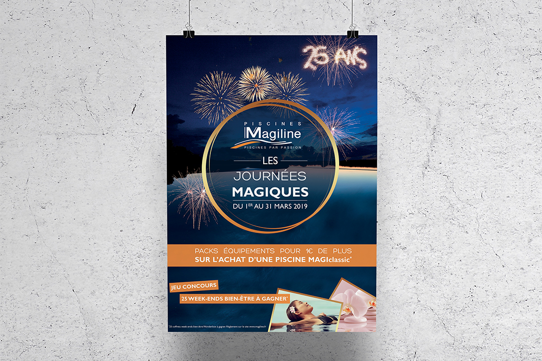 Affiche piscines magiline 2019